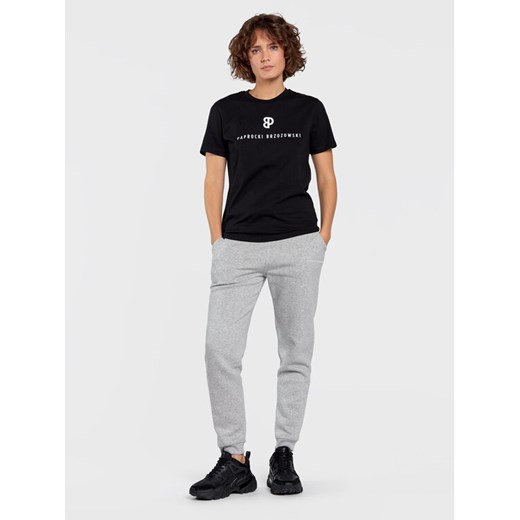 Paprocki & Brzozowski T-Shirt TSHRCOM2160 Czarny Regular Fit Paprocki & Brzozowski M promocyjna cena MODIVO