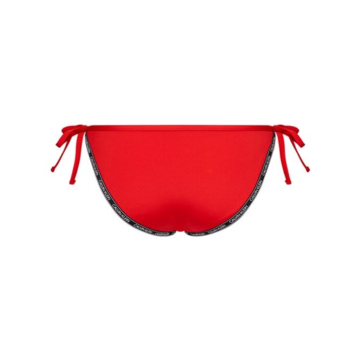 Calvin Klein Swimwear Dół od bikini KW0KW01326 Czerwony XS wyprzedaż MODIVO