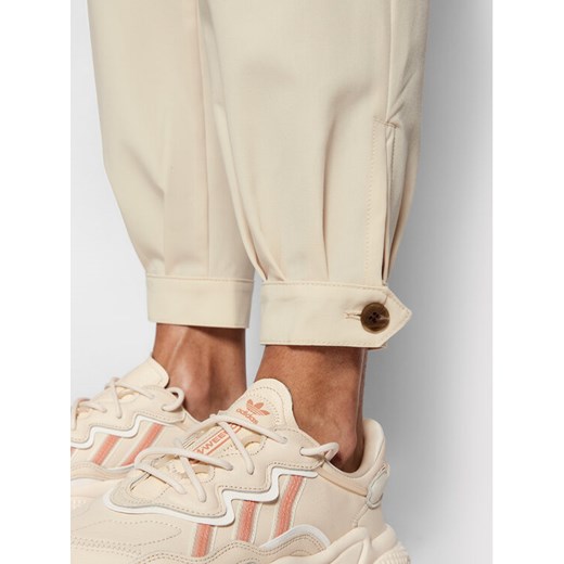 Sisley Spodnie materiałowe 4KVXLF00C Beżowy Relaxed Fit Sisley 44 MODIVO okazyjna cena