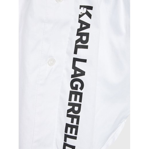 KARL LAGERFELD Sukienka elegancka Z12221 S Biały Regular Fit Karl Lagerfeld 6A MODIVO
