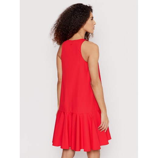 Armani Exchange Sukienka letnia 3LYA19 YNWQZ 14AC Czerwony Regular Fit Armani Exchange 6 wyprzedaż MODIVO