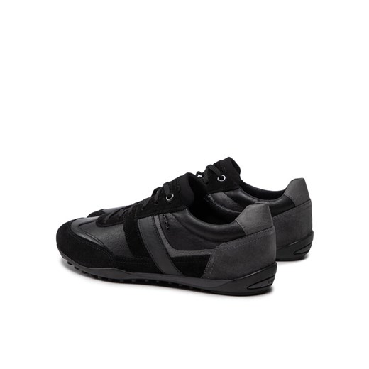 Geox Sneakersy U Wells B U25T5B 022PT C9999 Czarny Geox 44 okazyjna cena MODIVO