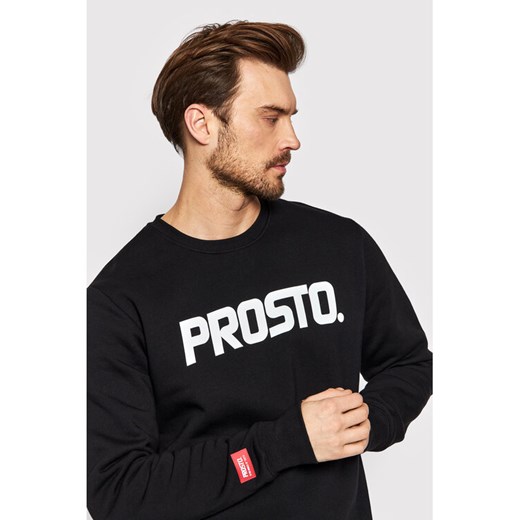 PROSTO. Bluza KLASYK Classico 1082 Czarny Regular Fit Prosto. XL promocyjna cena MODIVO