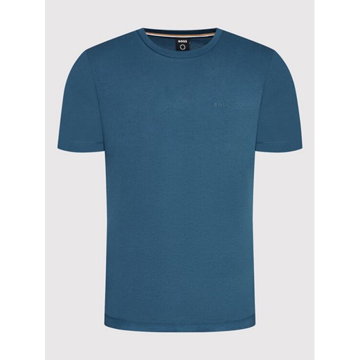 Boss T-Shirt Thompson 01 50468347 Niebieski Regular Fit S promocja MODIVO