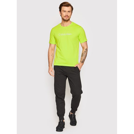 Calvin Klein Performance T-Shirt 00GMS2K107 Zielony Regular Fit M wyprzedaż MODIVO
