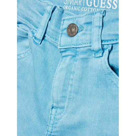 Guess Szorty jeansowe L1RD03 WE620 Niebieski Regular Fit Guess 8Y okazyjna cena MODIVO
