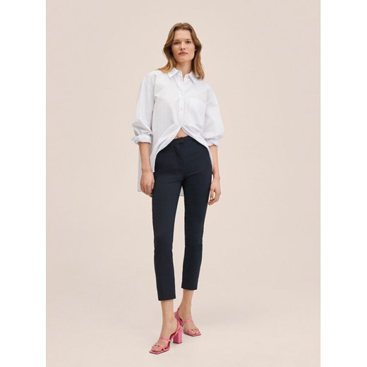 Mango Chinosy Cola 27003268 Granatowy Skinny Fit Mango 42 MODIVO