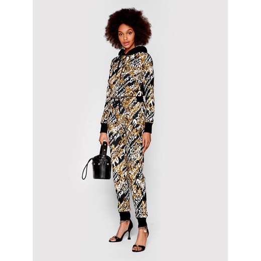Versace Jeans Couture Spodnie dresowe Brush 73HAA310 Czarny Regular Fit S MODIVO wyprzedaż