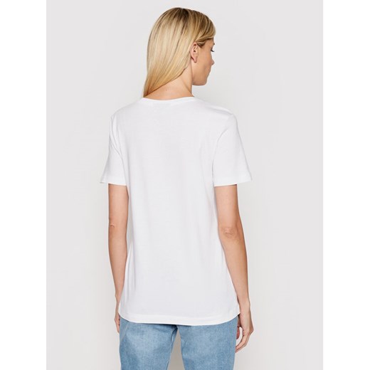 DKNY T-Shirt P02BNCNA Biały Regular Fit XS okazyjna cena MODIVO