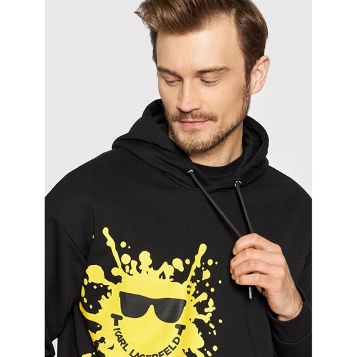 KARL LAGERFELD Bluza SMILEY WORLD 705442 521900 Czarny Regular Fit Karl Lagerfeld S okazja MODIVO