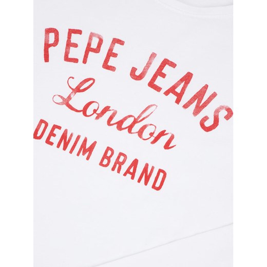 Pepe Jeans Bluzka Ciara PG502378 Biały Regular Fit Pepe Jeans 12 okazyjna cena MODIVO