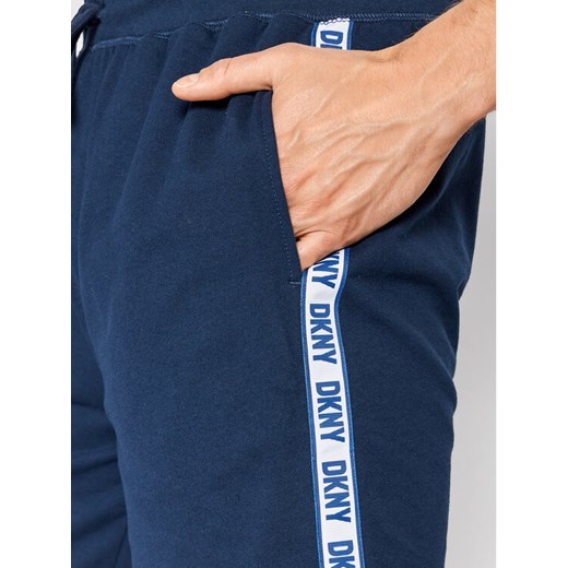 DKNY Spodnie dresowe N5_6803_DKY Granatowy Regular Fit M MODIVO wyprzedaż