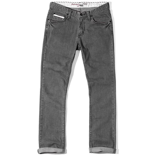 B Skinny - Szare Jeansowe Spodnie Dziecięce - VOI052V mivo-kids szary bawełniane