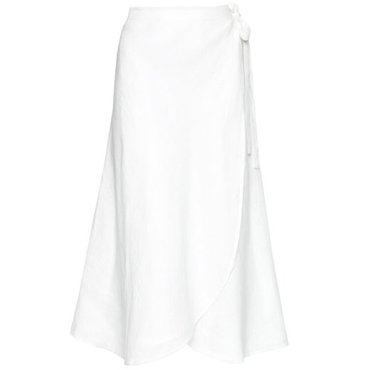 Seafolly Spódnica midi Essential Bias Wrap 54213-SK Biały Regular Fit L wyprzedaż MODIVO