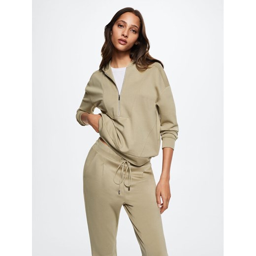 Mango Spodnie dresowe Florida 37073839 Beżowy Regular Fit Mango XXL promocja MODIVO