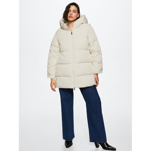 Mango Kurtka puchowa Tokyo 37077623 Biały Regular Fit Mango XXL MODIVO okazja
