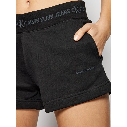 Calvin Klein Jeans Szorty sportowe Essentials J20J215561 Czarny Regular Fit XS MODIVO promocja