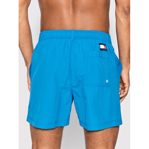 Tommy Hilfiger Szorty kąpielowe Medium UM0UM02041 Niebieski Slim Fit Tommy Hilfiger S promocyjna cena MODIVO