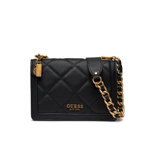 Guess Torebka Abey Crossbody Flap HWQB85 58210 Czarny Guess uniwersalny MODIVO