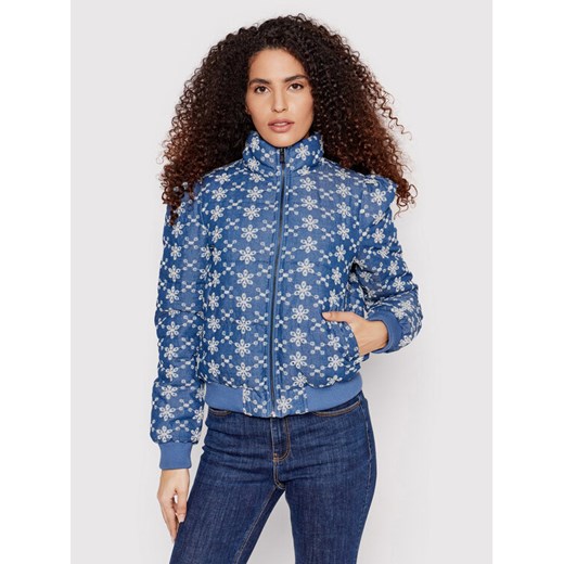 Desigual Kurtka puchowa Prunilda 22SWEW22 Granatowy Regular Fit Desigual S okazyjna cena MODIVO