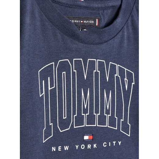 Tommy Hilfiger T-Shirt Bold Varsity Logo KB0KB07287 M Granatowy Regular Fit Tommy Hilfiger 6Y okazja MODIVO