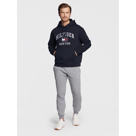 Tommy Hilfiger Bluza Modern Varsity MW0MW28173 Granatowy Regular Fit Tommy Hilfiger XXL promocyjna cena MODIVO