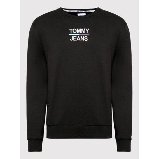 Tommy Jeans Bluza Tjm Essential Crew DM0DM10910 Czarny Regular Fit Tommy Jeans XL okazja MODIVO