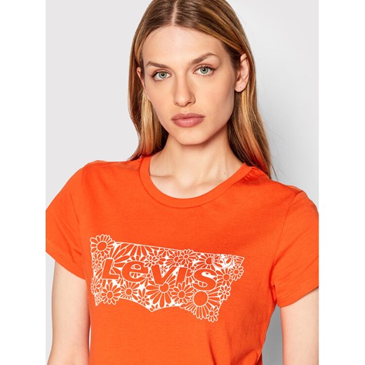 Levi's® T-Shirt 17369-1799 Pomarańczowy Regular Fit XXS wyprzedaż MODIVO
