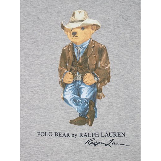 Polo Ralph Lauren T-Shirt 323858884001 Szary Regular Fit Polo Ralph Lauren S okazja MODIVO