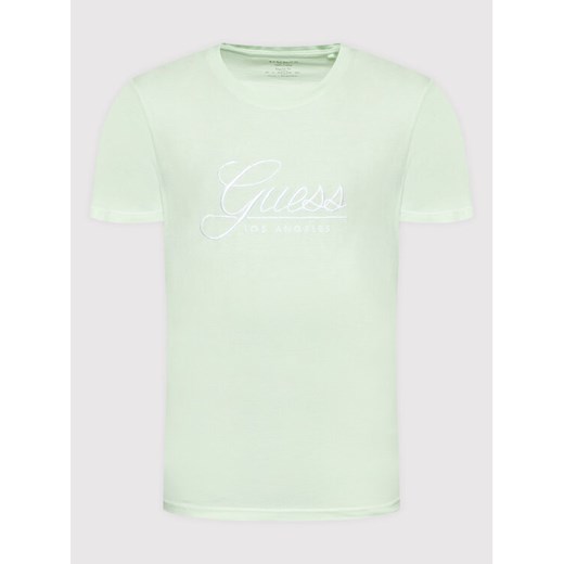 Guess T-Shirt Barry M2GI60 I3Z00 Zielony Regular Fit Guess M MODIVO okazja