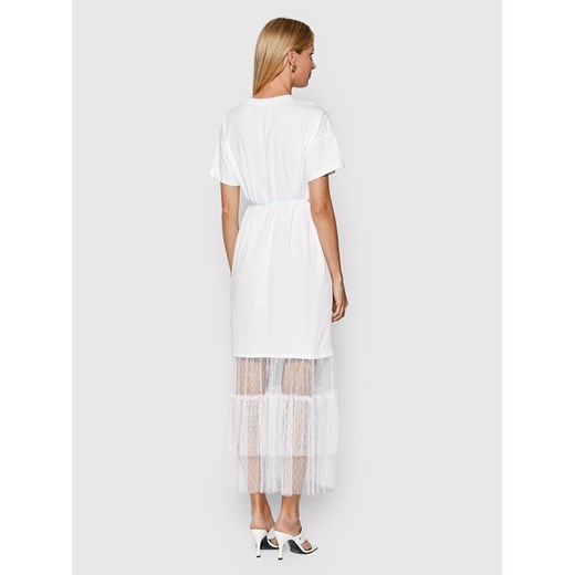 TWINSET Sukienka codzienna 221TP2541 Biały Regular Fit Twinset XL okazja MODIVO