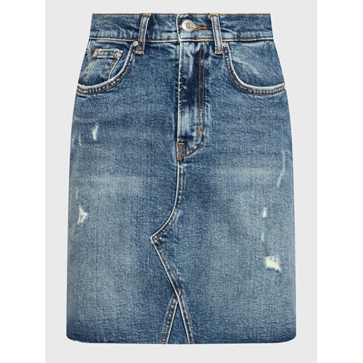 LTB Spódnica jeansowa Serissa 61026 15250 Niebieski Regular Fit L MODIVO okazyjna cena