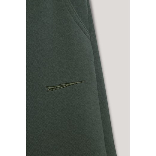 Sprandi Szorty sportowe SS21-SHM003 Zielony Regular Fit Sprandi XL okazja MODIVO