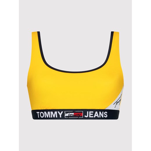 Tommy Jeans Góra od bikini UW0UW02940 Żółty Tommy Jeans XS promocja MODIVO