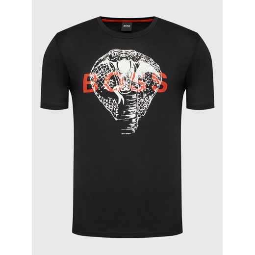 Boss T-Shirt TDraw 50460607 Czarny Regular Fit L wyprzedaż MODIVO
