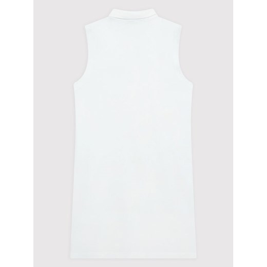 Calvin Klein Jeans Sukienka codzienna IG0IG01411 Biały Regular Fit 14Y okazyjna cena MODIVO