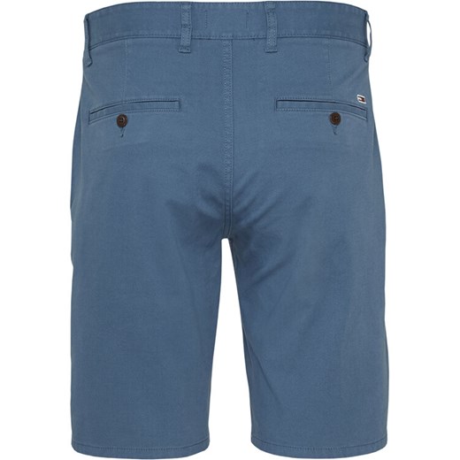 Tommy Jeans Szorty materiałowe Dobby Chino DM0DM07940 Niebieski Regular Fit Tommy Jeans 31 wyprzedaż MODIVO