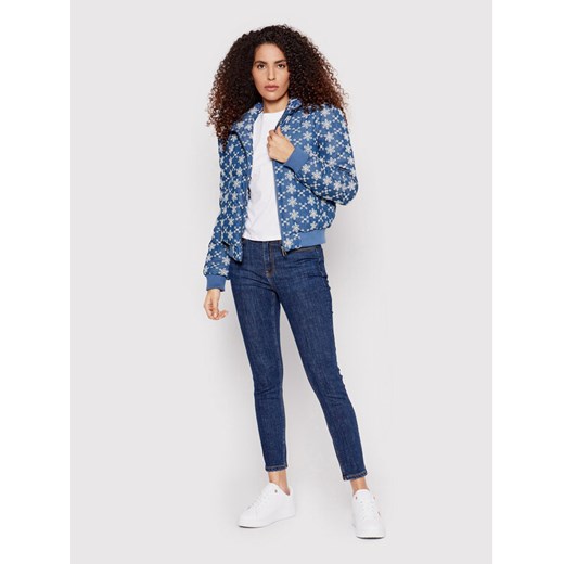 Desigual Kurtka puchowa Prunilda 22SWEW22 Granatowy Regular Fit Desigual XS MODIVO wyprzedaż