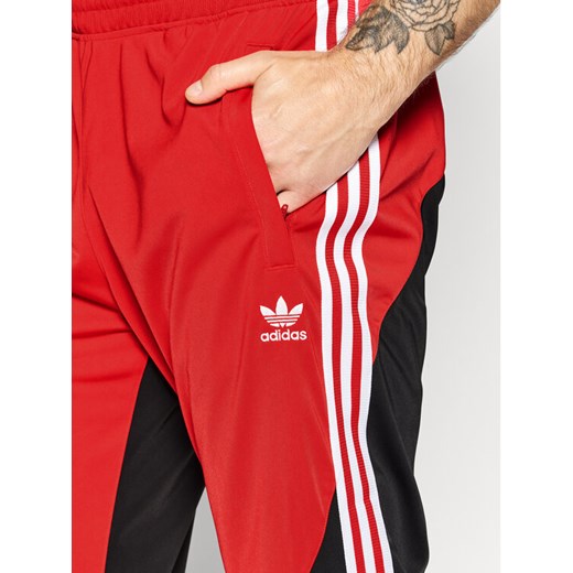 adidas Spodnie dresowe Sst Blocked Track HC2078 Czarny Regular Fit S wyprzedaż MODIVO