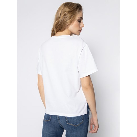 Guess T-Shirt Beverly Tee W0GI30 K8HM0 Biały Regular Fit Guess L promocja MODIVO