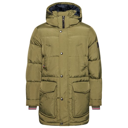 Tommy Hilfiger Kurtka puchowa Hdd MW0MW14889 Zielony Regular Fit Tommy Hilfiger XL promocja MODIVO