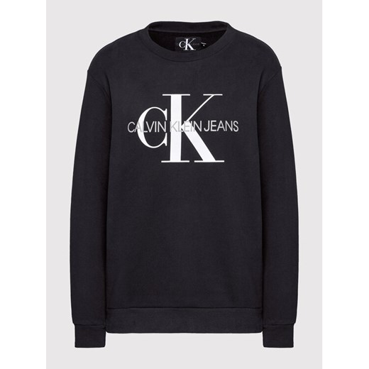 Calvin Klein Jeans Bluza Core Monogram Logo J20J207877 Czarny Relaxed Fit XS MODIVO okazyjna cena