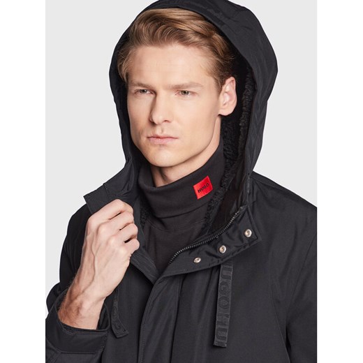 Hugo Kurtka przejściowa Munk 2241 50475459 Czarny Regular Fit 50 wyprzedaż MODIVO