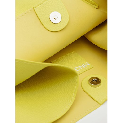Mango Torebka Rory 37050246 Żółty Mango uniwersalny okazyjna cena MODIVO