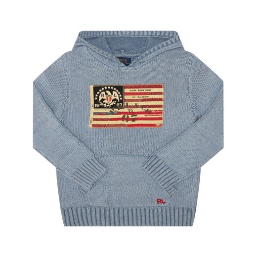 Polo Ralph Lauren Sweter Summer II 323787117001 Niebieski Regular Fit Polo Ralph Lauren S okazja MODIVO