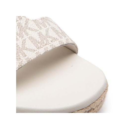 MICHAEL Michael Kors Espadryle Mk Plate Wedge 40T2MKMS1B Biały Michael Michael Kors 36 okazyjna cena MODIVO