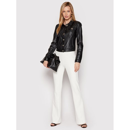 Guess Kurtka skórzana W2GL17 K8S30 Czarny Regular Fit Guess M MODIVO wyprzedaż