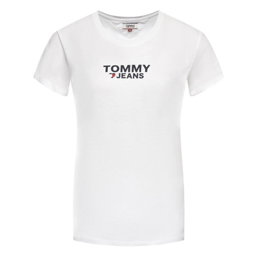 Tommy Jeans T-Shirt Tjw Corp Heart Logo Tee DW0DW07526 Biały Regular Fit Tommy Jeans XS MODIVO okazyjna cena