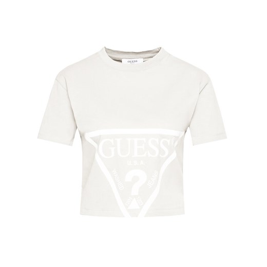 Guess T-Shirt O1GA21 K8HM0 Beżowy Regular Fit Guess XL promocyjna cena MODIVO