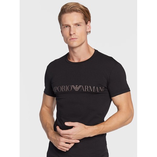 Emporio Armani Underwear T-Shirt 111035 2F729 00020 Czarny Slim Fit M MODIVO wyprzedaż